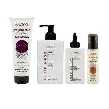 Набір для догляду за кучерявим та хвилястим волоссям SET FOR CURLY HAIR FF00345 фото