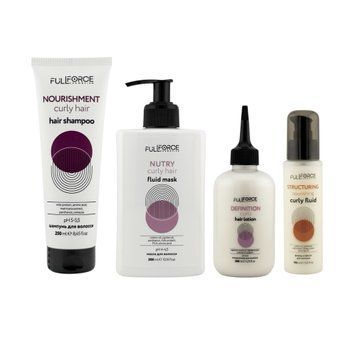 Набір для догляду за кучерявим та хвилястим волоссям SET FOR CURLY HAIR FF00345 фото