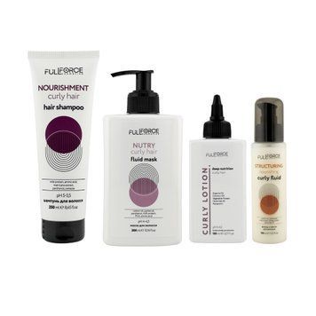 Набір для догляду за кучерявим та хвилястим волоссям SET FOR CURLY HAIR FF00345 фото