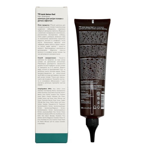 Шампунь для шкіри голови з детокс ефектом TD TOTAL DETOX-FEEL hair shampoo FF00082 фото